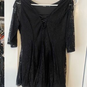 Like new black lace BKE blouse